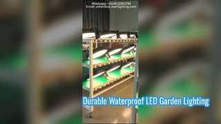 Lampe de jardin LED étanche IP66 en aluminium moulé sous pression de 45 W utilisée dans les rues.
