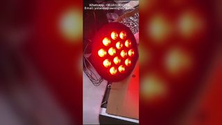 Projecteur LED 80 W RGW avec interrupteur de couleur et d'alimentation utilisé dans les parcs.