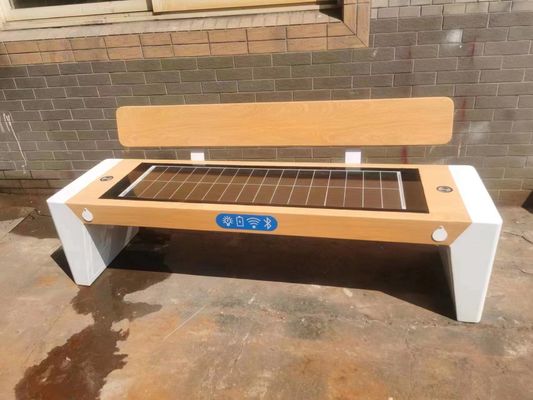 acheter Meubles urbains modernes banc solaire intelligent avec lumières LED pour le parc, la plage et la communauté online manufacture