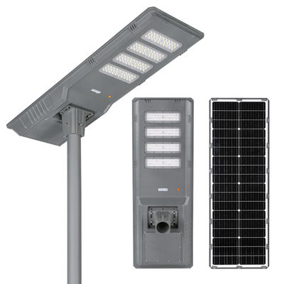 60W 90W 120W LED solaire intégré lumière de rue en aluminium coulée sous pression IP66 IK08 Capteur de mouvement pour les lieux publics et les rues