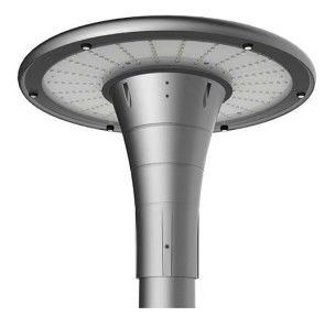 30W-60W Lumières de cour IP66 IK09 Solar Post Top Lumières en aluminium coulé sous pression Utilisé pour les jardins, les parcs, les chemins et les ruelles