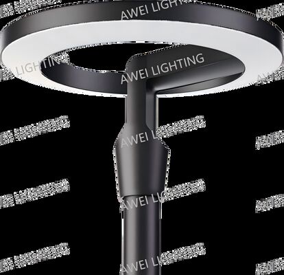80W Lumière de jardin à alimentation principale 160lm/w avec boîtier en aluminium à moulage sous pression utilisé dans les rues et les parcs.