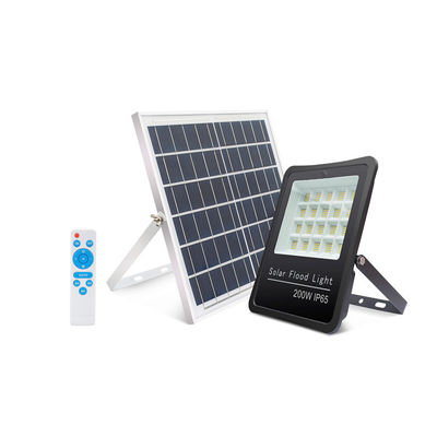 Éclairage solaire IP65 2-3 jours de pluie 200W Contrôle de la lumière Soleil LED